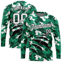 Laden Sie das Bild in den Galerie-Viewer, Custom Camo White-Black 3D Hunting Tool Arrow Long Sleeve Performance T-Shirt