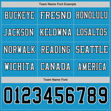 Загрузить изображение в средство просмотра галереи, Custom Panther Blue Black-White Long Sleeve Authentic Football Jersey