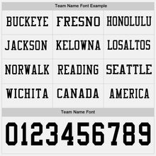 Load image into Gallery viewer, Custom White Black Long Sleeve Authentic Football Jersey