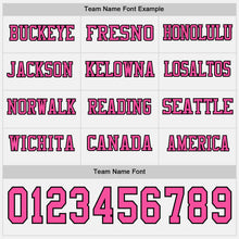 Загрузить изображение в средство просмотра галереи, Custom White Pink-Black Long Sleeve Authentic Football Jersey