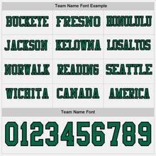 Загрузить изображение в средство просмотра галереи, Custom White Kelly Green-Black Long Sleeve Authentic Football Jersey