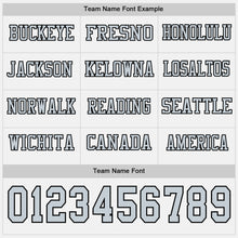 Загрузить изображение в средство просмотра галереи, Custom White Silver-Black Long Sleeve Authentic Football Jersey