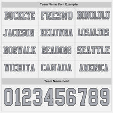 Load image into Gallery viewer, Custom White Gray-Steel Gray Long Sleeve Authentic Football Jersey