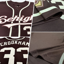 Загрузить изображение в средство просмотра галереи, Custom Brown Cream Authentic Baseball Jersey