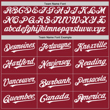 Laden Sie das Bild in den Galerie-Viewer, Custom Maroon White Mesh Authentic Throwback Baseball Jersey