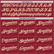 Charger l'image dans la galerie, Custom Maroon Cream Mesh Authentic Throwback Baseball Jersey