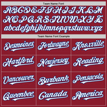 Laden Sie das Bild in den Galerie-Viewer, Custom Maroon White-Royal Mesh Authentic Throwback Baseball Jersey