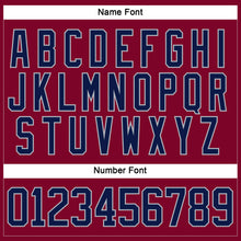 Загрузить изображение в средство просмотра галереи, Custom Maroon Navy-Gray Hockey Jersey