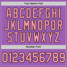 Load image into Gallery viewer, Custom Medium Purple Medium Pink-Black Authentic Baseball Jersey