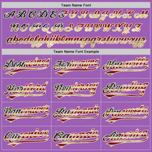 Load image into Gallery viewer, Custom Medium Purple Vintage USA Flag-Cream Authentic Baseball Jersey