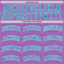 Загрузить изображение в средство просмотра галереи, Custom Medium Purple Teal-White Authentic Basketball Jersey