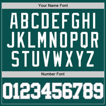 Laden Sie das Bild in den Galerie-Viewer, Custom Midnight Green White-Gray Authentic Basketball Jersey