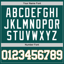 Laden Sie das Bild in den Galerie-Viewer, Custom Midnight Green White-Old Gold Authentic Basketball Jersey