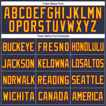 Загрузить изображение в средство просмотра галереи, Custom Navy Maroon-Gold Mesh Authentic Throwback Baseball Jersey