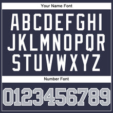 Загрузить изображение в средство просмотра галереи, Custom Navy Gray-Royal Mesh Authentic Throwback Baseball Jersey