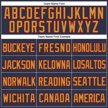 Загрузить изображение в средство просмотра галереи, Custom Navy Old Gold-Red Mesh Authentic Throwback Baseball Jersey