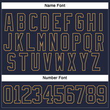 Загрузить изображение в средство просмотра галереи, Custom Navy Old Gold Hockey Jersey