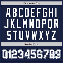 Загрузить изображение в средство просмотра галереи, Custom Navy White Authentic Baseball Jersey