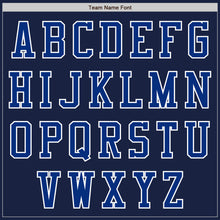 Laden Sie das Bild in den Galerie-Viewer, Custom Navy Royal-White Authentic Baseball Jersey
