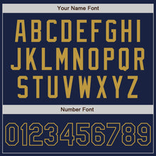 Загрузить изображение в средство просмотра галереи, Custom Navy Old Gold Authentic Baseball Jersey
