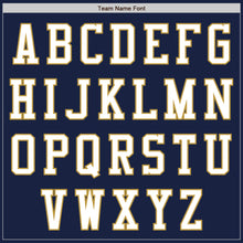 Laden Sie das Bild in den Galerie-Viewer, Custom Navy White-Old Gold Authentic Baseball Jersey