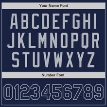 Загрузить изображение в средство просмотра галереи, Custom Navy Gray Authentic Baseball Jersey