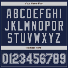 Загрузить изображение в средство просмотра галереи, Custom Navy Gray Authentic Baseball Jersey