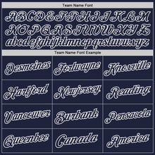 Загрузить изображение в средство просмотра галереи, Custom Navy White Authentic Throwback Basketball Jersey