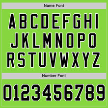 Загрузить изображение в средство просмотра галереи, Custom Neon Green Black-White Mesh Authentic Throwback Football Jersey