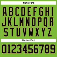 Load image into Gallery viewer, Custom Neon Green Black-Old Gold Hockey Jersey