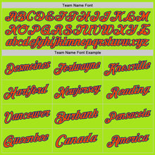 Загрузить изображение в средство просмотра галереи, Custom Neon Green Orange-Royal Authentic Throwback Basketball Jersey