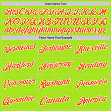 Загрузить изображение в средство просмотра галереи, Custom Neon Green Orange-White Authentic Throwback Basketball Jersey