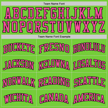 Load image into Gallery viewer, Custom Neon Green Pink-Black Authentic Basketball Jersey