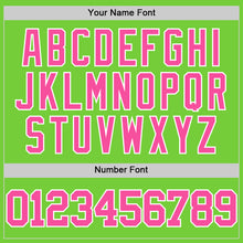 Laden Sie das Bild in den Galerie-Viewer, Custom Neon Green Pink-White Authentic Basketball Jersey