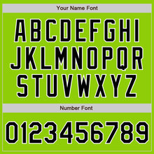 Load image into Gallery viewer, Custom Stitched Neon Green Black-White Baseball Pullover Sweatshirt Hoodie