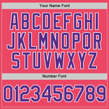 Load image into Gallery viewer, Custom Neon Pink Purple-White Authentic Baseball Jersey