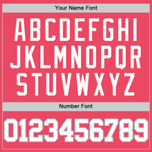 Charger l'image dans la galerie, Custom Neon Pink White-Gray Authentic Basketball Jersey