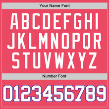 Загрузить изображение в средство просмотра галереи, Custom Neon Pink White-Purple Authentic Basketball Jersey