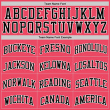 Laden Sie das Bild in den Galerie-Viewer, Custom Neon Pink Black-White Authentic Basketball Jersey