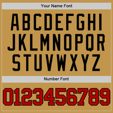 Charger l'image dans la galerie, Custom Old Gold Red-Black Authentic Basketball Jersey