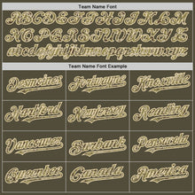 Load image into Gallery viewer, Custom Olive Camo-Cream Mesh Authentic Throwback Salute To Service Baseball Jersey