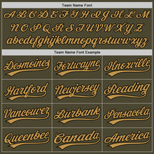 Загрузить изображение в средство просмотра галереи, Custom Olive Old Gold-Black Authentic Throwback Salute To Service Baseball Jersey