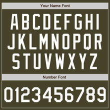 Load image into Gallery viewer, Custom Olive White Authentic Salute To Service Baseball Jersey