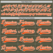 Laden Sie das Bild in den Galerie-Viewer, Custom Olive Orange-White Salute To Service Hockey Jersey