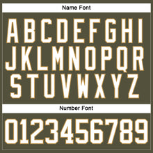 Charger l'image dans la galerie, Custom Olive White-Old Gold Salute To Service Hockey Jersey