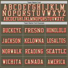 Laden Sie das Bild in den Galerie-Viewer, Custom Olive Cream-Red Mesh Authentic Salute To Service Football Jersey