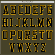 Laden Sie das Bild in den Galerie-Viewer, Custom Olive Gold-Black Authentic Salute To Service Baseball Jersey