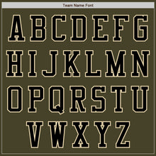 Laden Sie das Bild in den Galerie-Viewer, Custom Olive Black-Cream Authentic Salute To Service Baseball Jersey