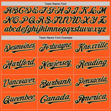 Load image into Gallery viewer, Custom Orange Black Cream-Old Gold Mesh Authentic Throwback Baseball Jersey