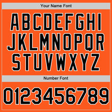 Load image into Gallery viewer, Custom Orange Black-White Mesh Authentic Throwback Baseball Jersey